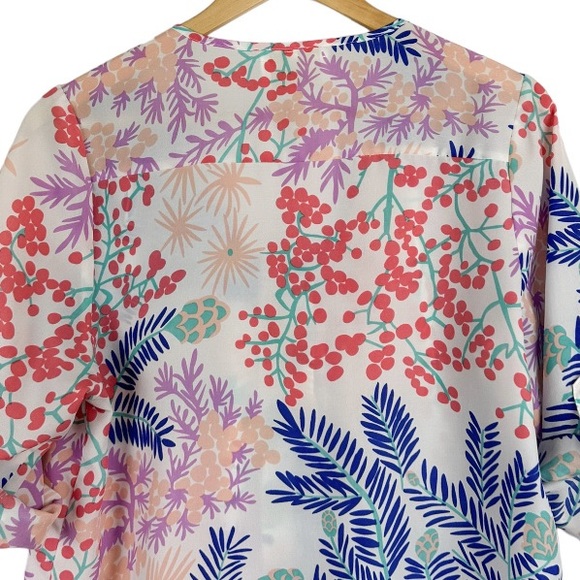 YUMI KIM Lizzie Top Floral Print Colorful Size Medium - Picture 6 of 10